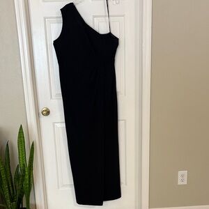 Calvin Klein Chic Black One-Shoulder Dress
